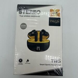 Pavun 895B TWS Stereo True Wireless Bluetooth Earphones Silver Noise Canceling